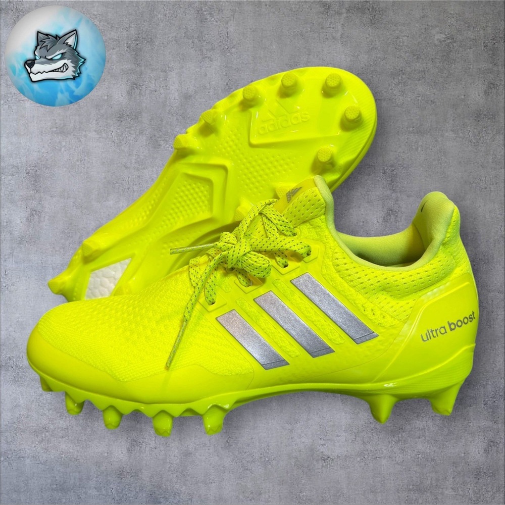 Adidas Ultraboost Cleat Men's Solar Yellow Football Cleats JP7413 Men's Sz 9